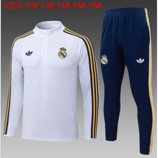Chándal Real Madrid 2026/27 ( White I Half Zip) - NIÑOS